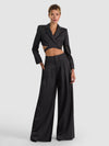 BENSON WOOL PLEATED PANT-ALICE + OLIVIA