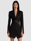 THE SCULPT BLAZER MINI DRESS-ALICE + OLIVIA
