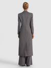 IRVIN SLIM MAXI BLAZER-LIGHT STORM GREY-ALICE + OLIVIA