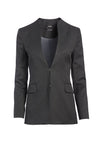 KAPPA MOCK NECK FITTED BLAZER-ALICE + OLIVIA