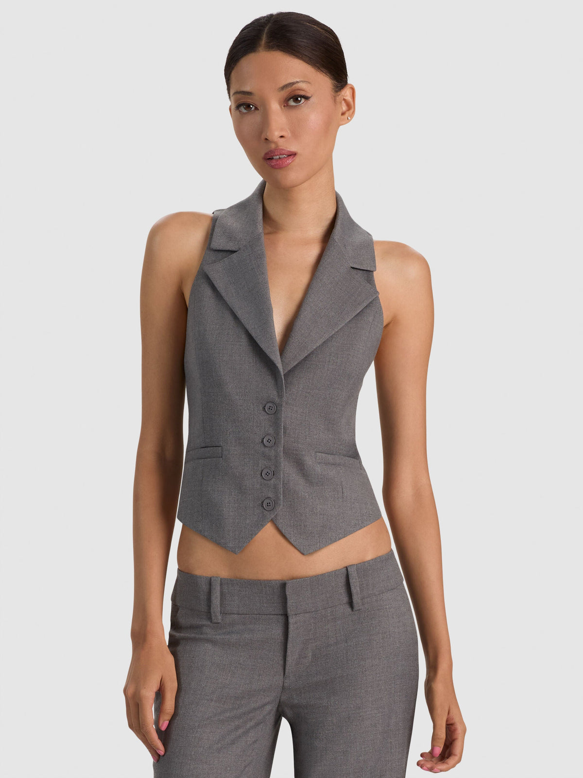 ERICA VEST - LIGHT STORM GREY
