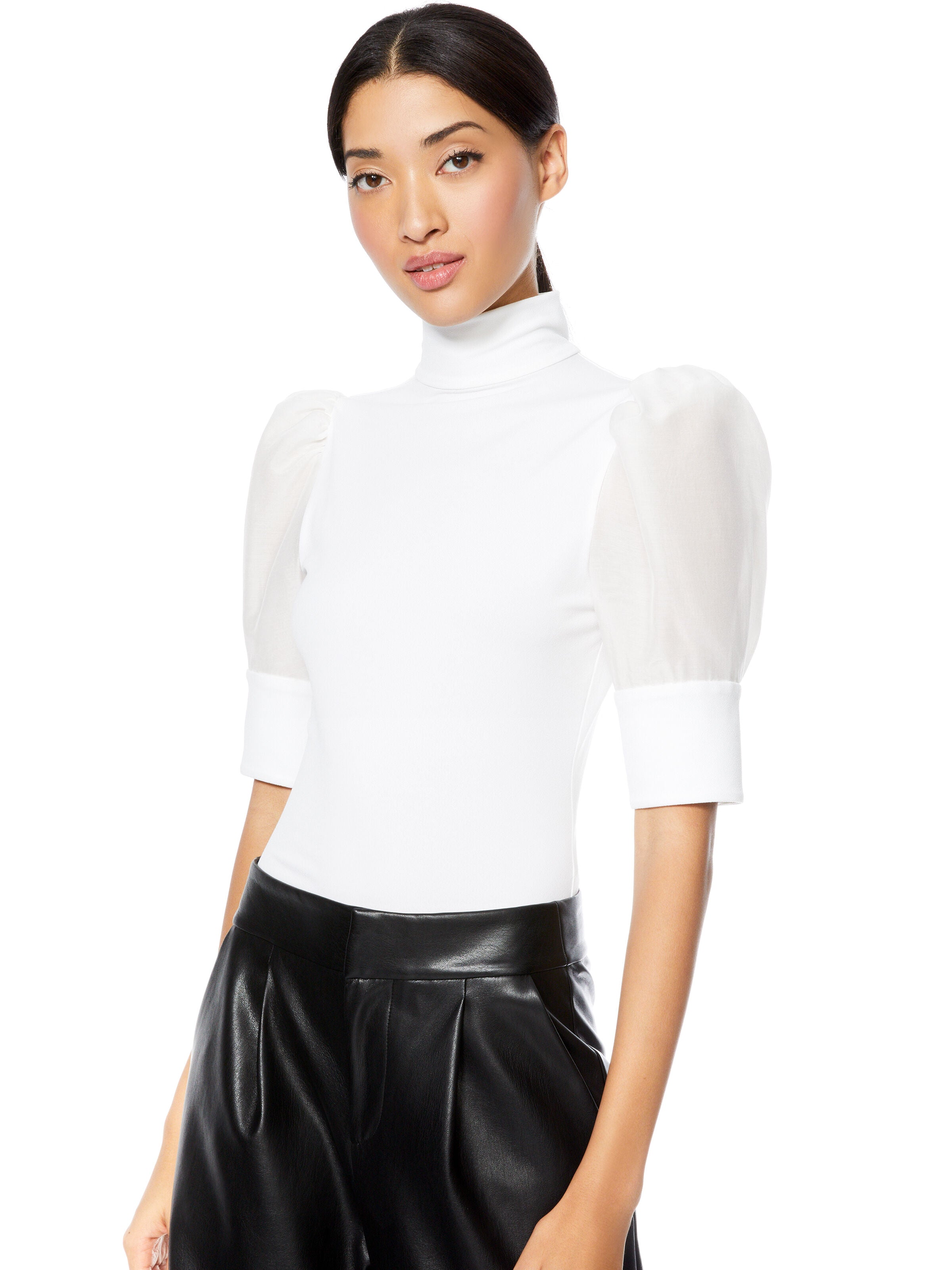 MCKAYLA TURTLENECK TOP-ALICE + OLIVIA