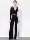 MELINDA COLORBLOCK JUMPSUIT-ALICE + OLIVIA