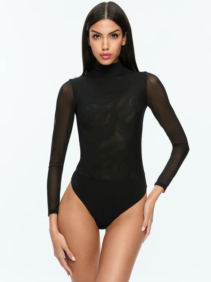 CLARINDA TRTNK LG SLV BODYSUIT-ALICE + OLIVIA