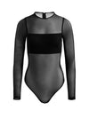 BANDEAU LONG SLEEVE BODYSUIT-ALICE + OLIVIA