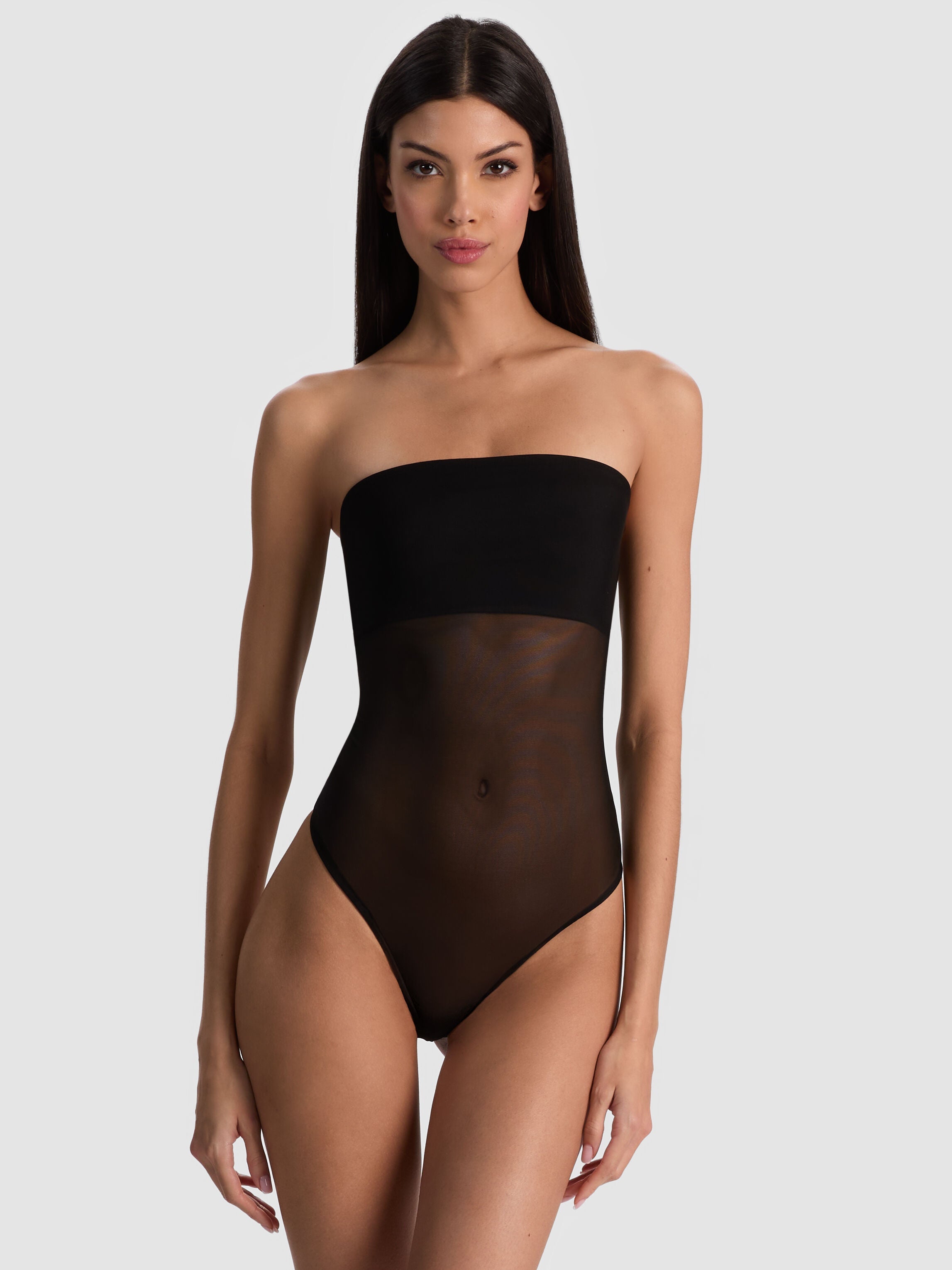 BANDEAU STRAPLESS BODYSUIT-ALICE + OLIVIA