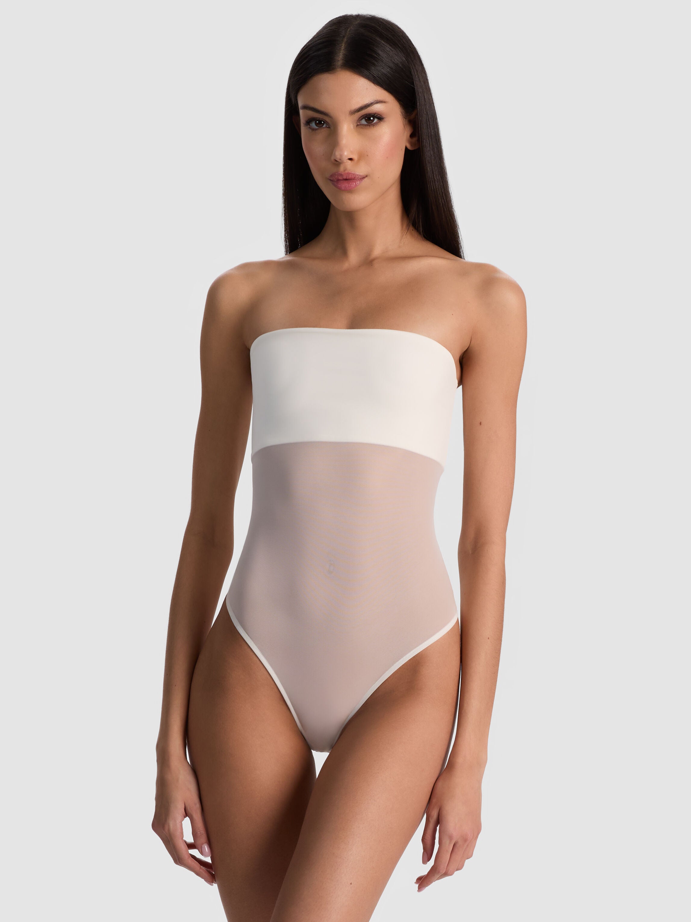 BANDEAU STRAPLESS BODYSUIT-ALICE + OLIVIA