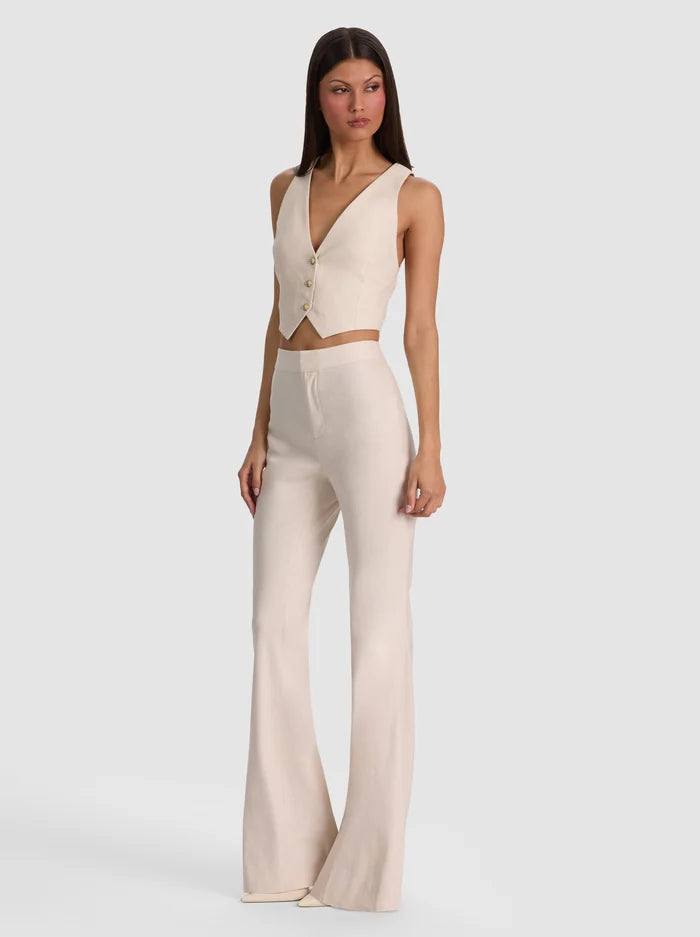 LINDEN BOOTCUT TROUSER - OATMEAL