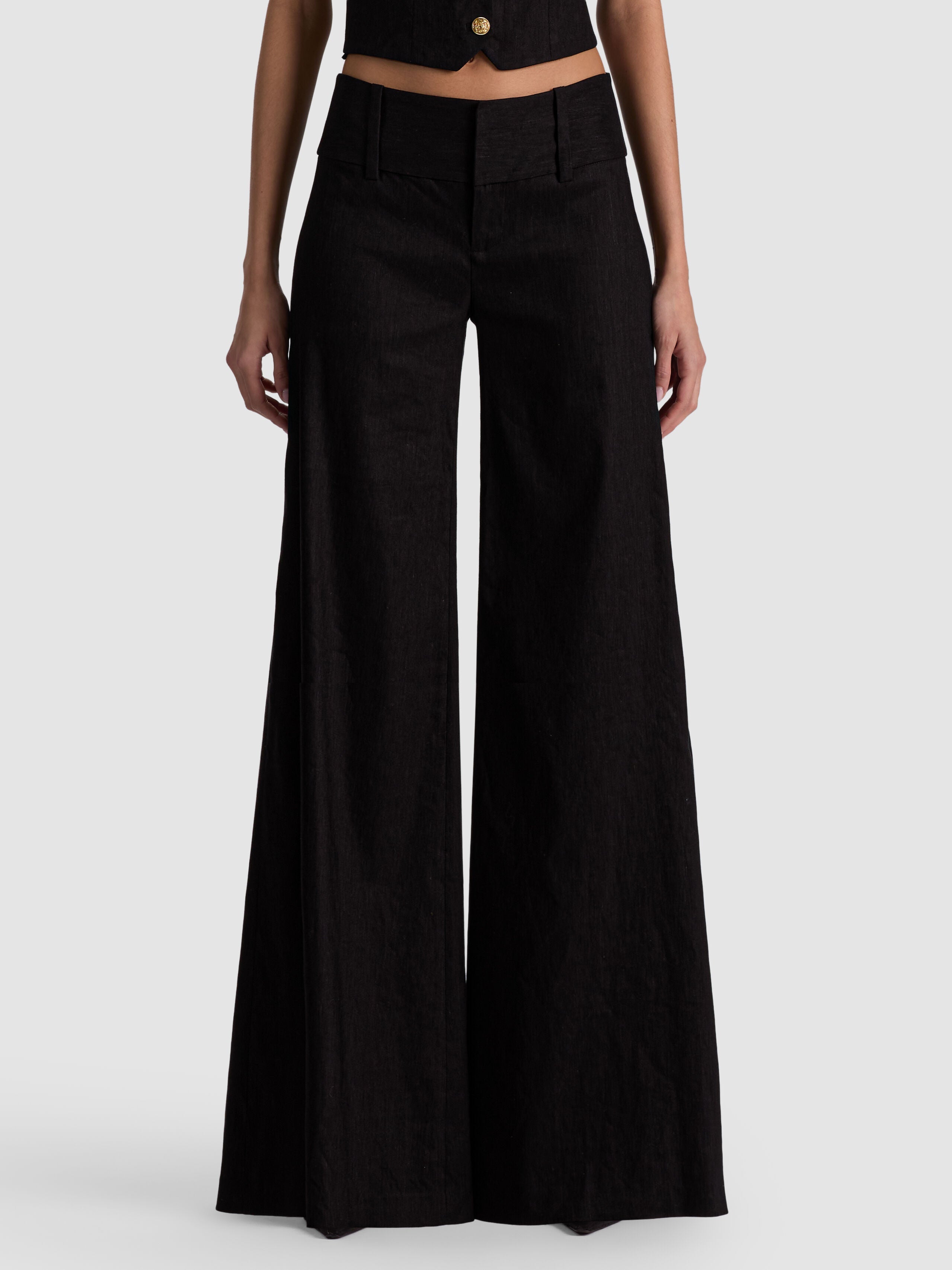 OLIVIA WIDE LEG PANT-ALICE + OLIVIA