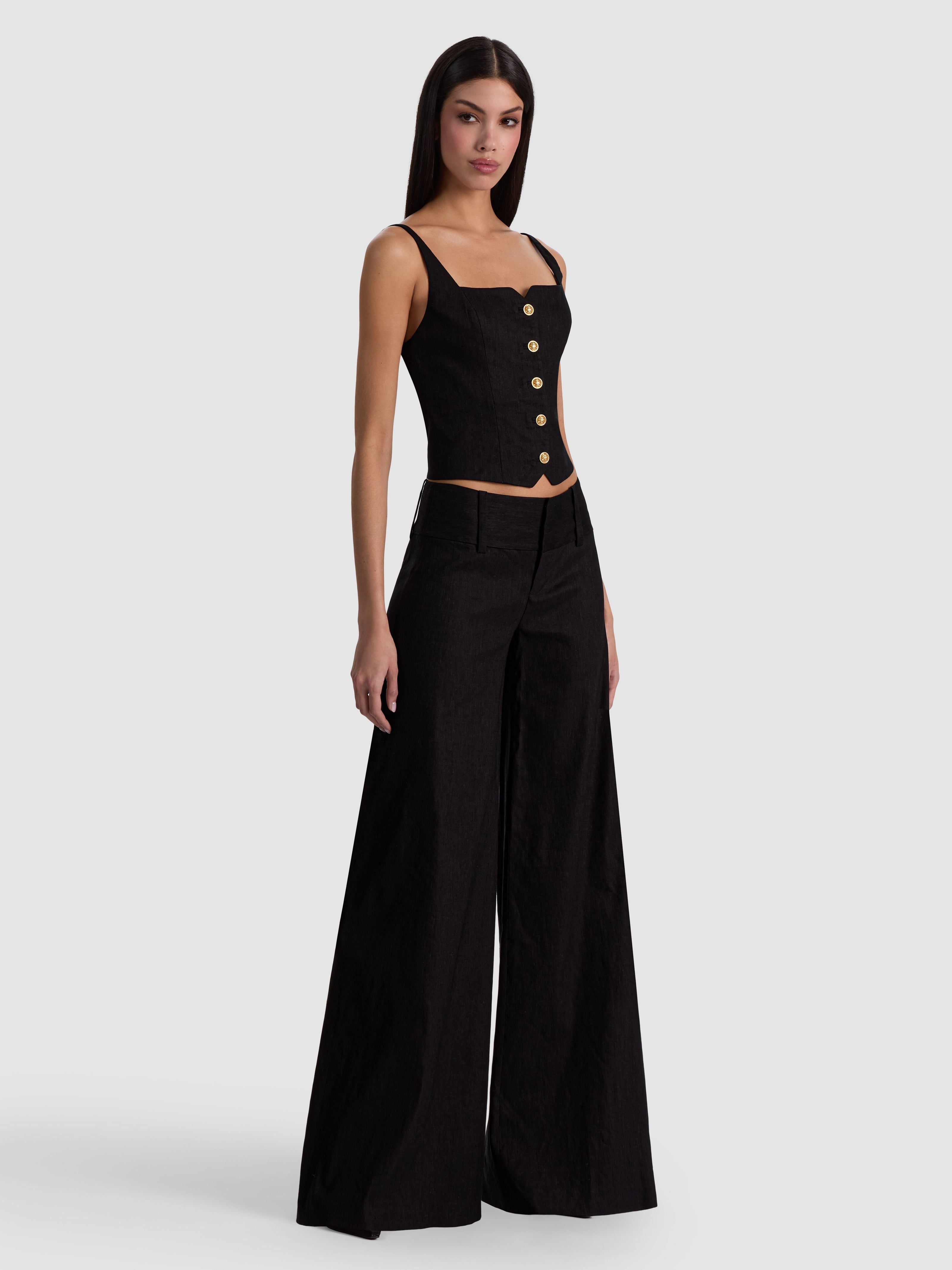 OLIVIA WIDE LEG PANT-ALICE + OLIVIA