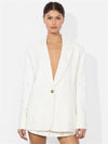 BILLIE BOXY LINEN BLAZER-ALICE + OLIVIA