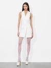 MERITT LINEN TUXEDO DRESS-ALICE + OLIVIA