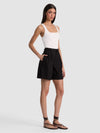 CONRY PLEATED BERMUDA SHORT-Black-ALICE + OLIVIA