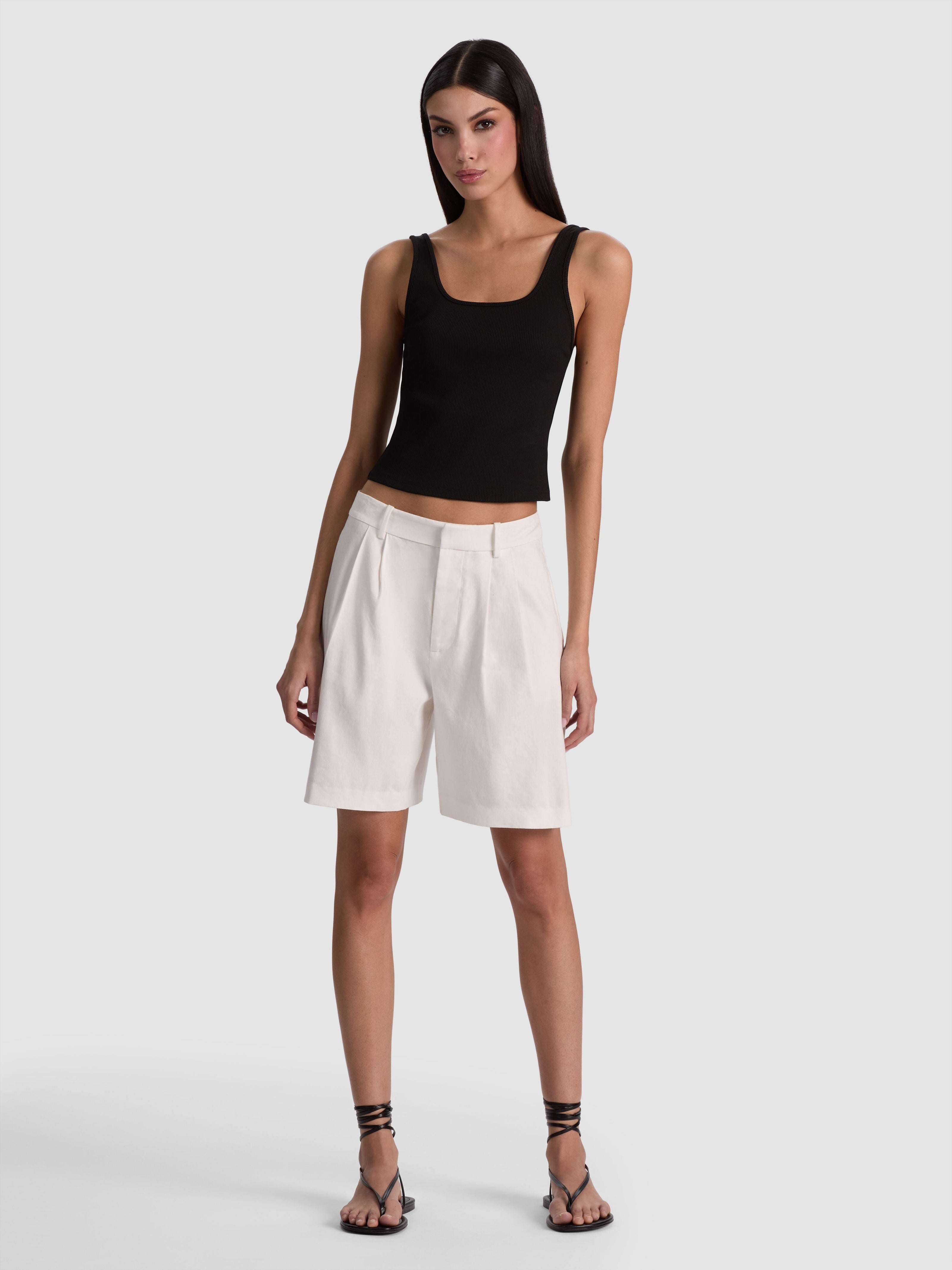 CONRY PLEATED BERMUDA SHORT-ALICE + OLIVIA