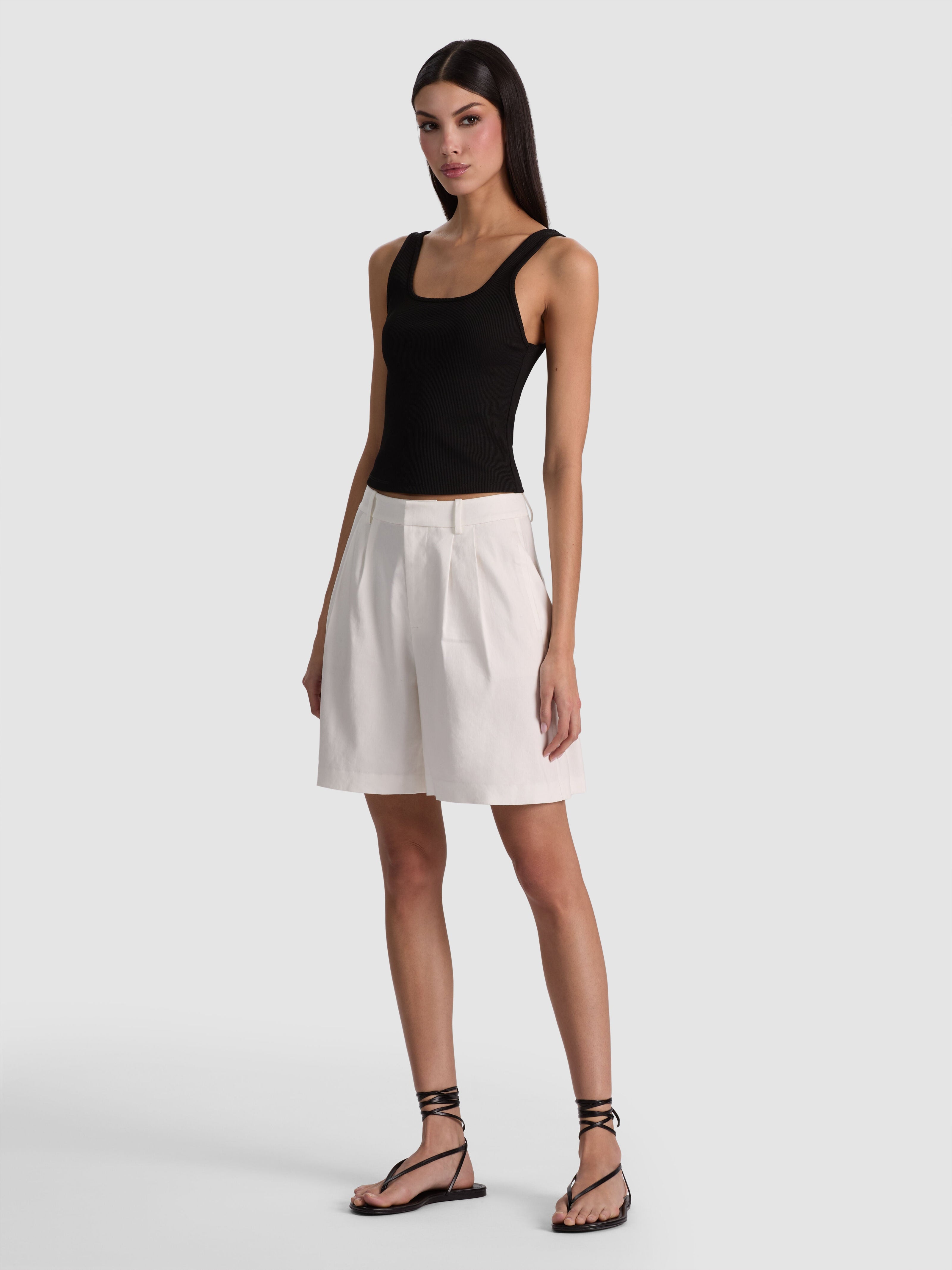 CONRY PLEATED BERMUDA SHORT-ALICE + OLIVIA