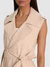 KEITH SLEEVELESS LINEN TRENCH-OATMEAL-ALICE + OLIVIA