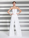 KELCEY STRAPLESS LINEN VEST-ALICE + OLIVIA