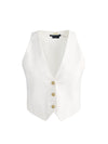 DONNA LINEN VEST-ALICE + OLIVIA