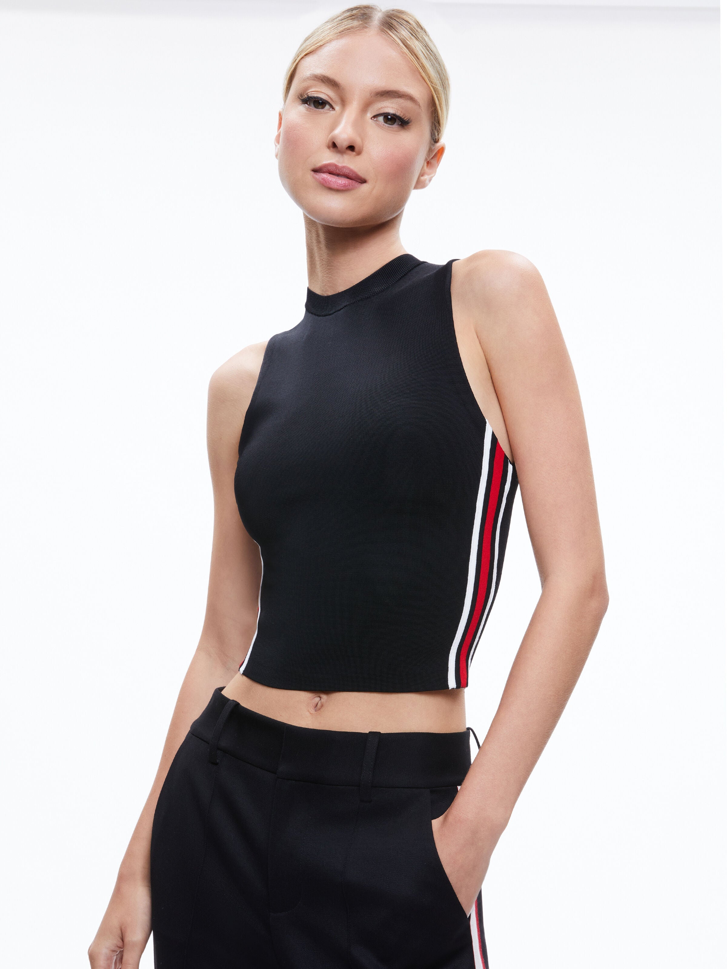 DARINA MOCK NECK TANK-ALICE + OLIVIA