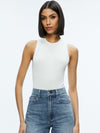 TONITA RIBBED TANK-ALICE + OLIVIA