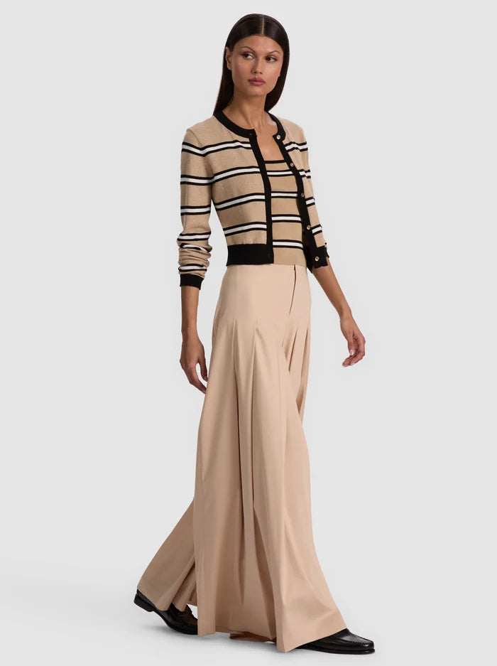 DOLLIE STRIPED CARDIGAN-ALICE + OLIVIA