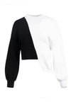 ELYSE ASYMMETRICAL PULLOVER-ALICE + OLIVIA