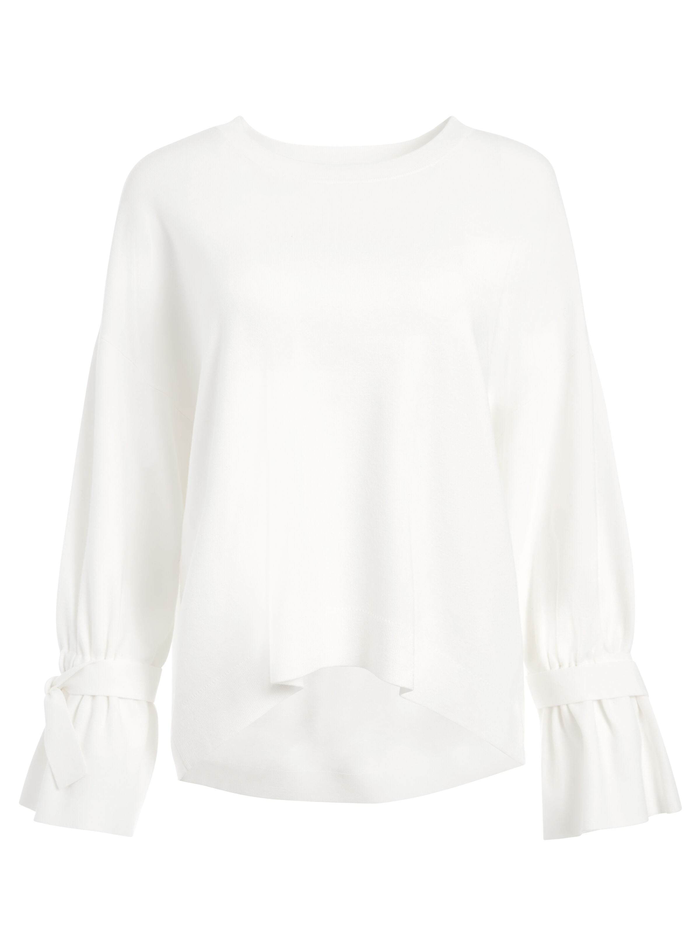 LEIGHTON TIE CUFF PULLOVER-ALICE + OLIVIA