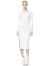 ROCHELLE BOATNECK MIDI DRESS-ALICE + OLIVIA