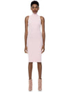 BROOKLYNNE TURTLENECK MIDI DRESS-BLUSH-ALICE + OLIVIA