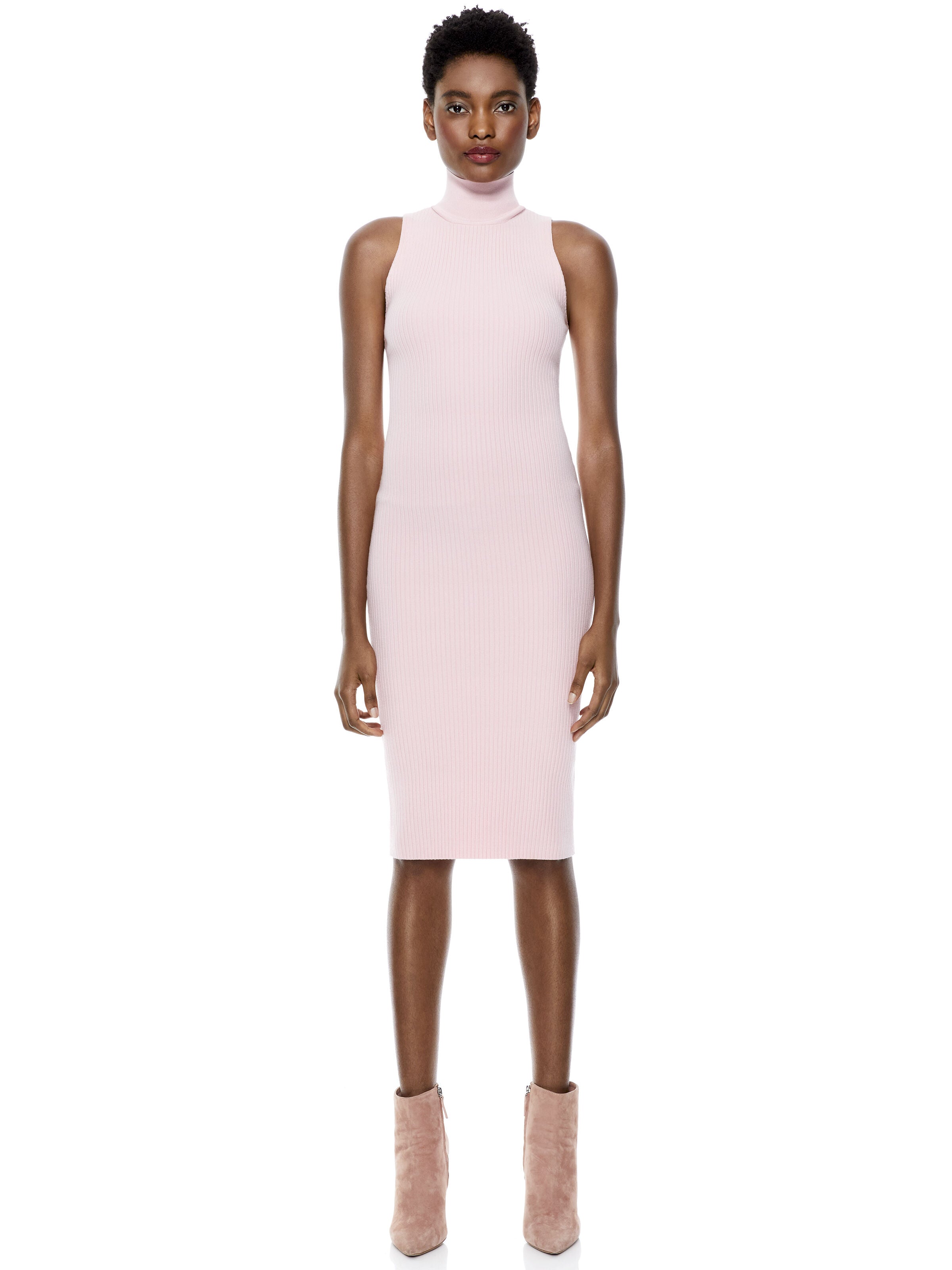 BROOKLYNNE TURTLENECK MIDI DRESS