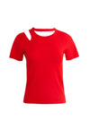 ROSLYN SS CUTOUT FITTED SWTR-ALICE + OLIVIA
