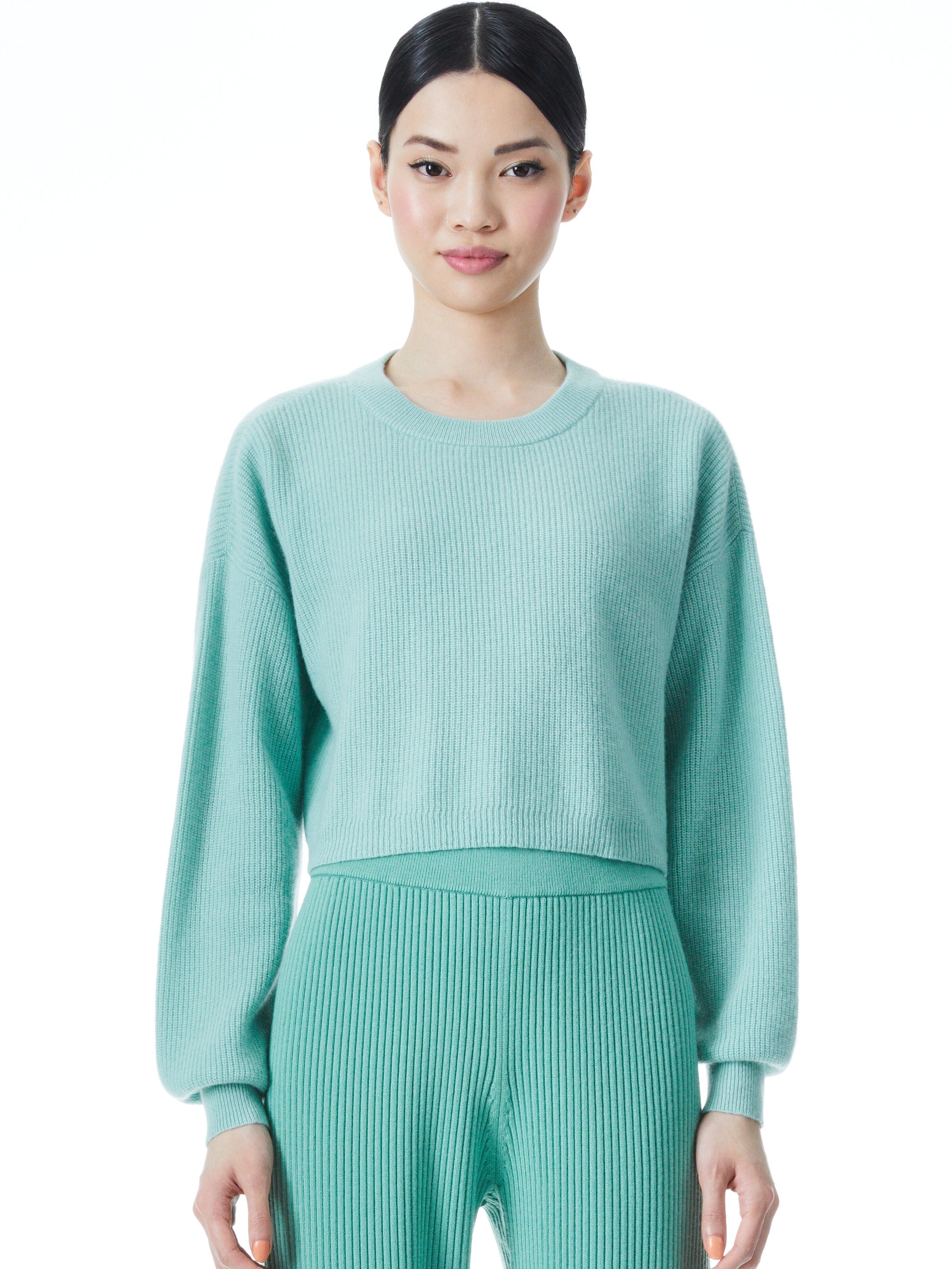 BRAD CREW NECK SWEATER-ALICE + OLIVIA