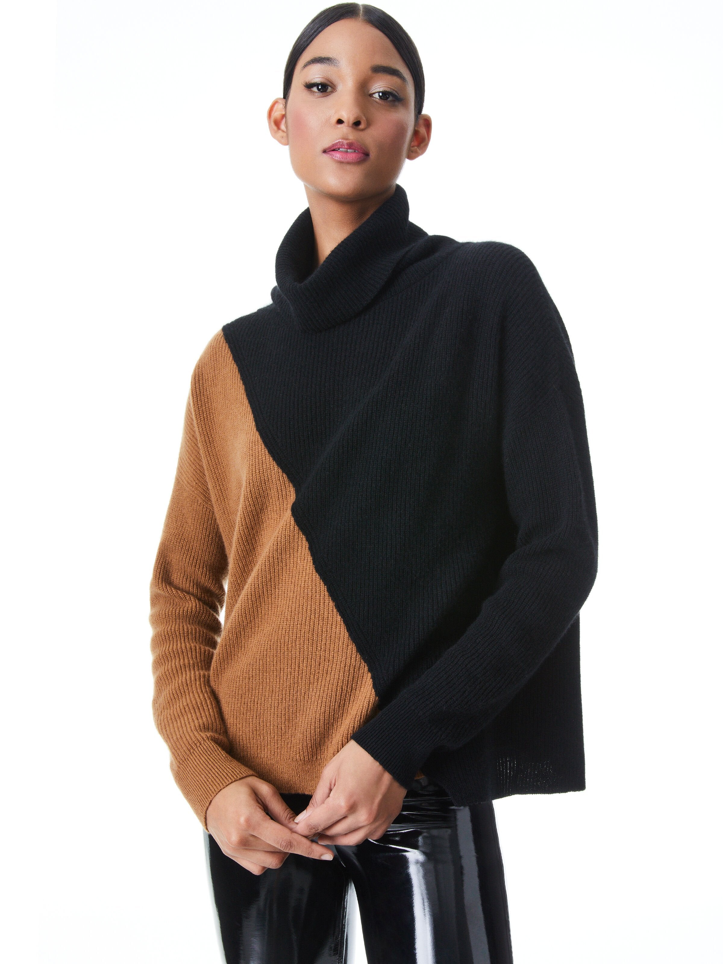JACOB COLORBLOCK TURTLENECK