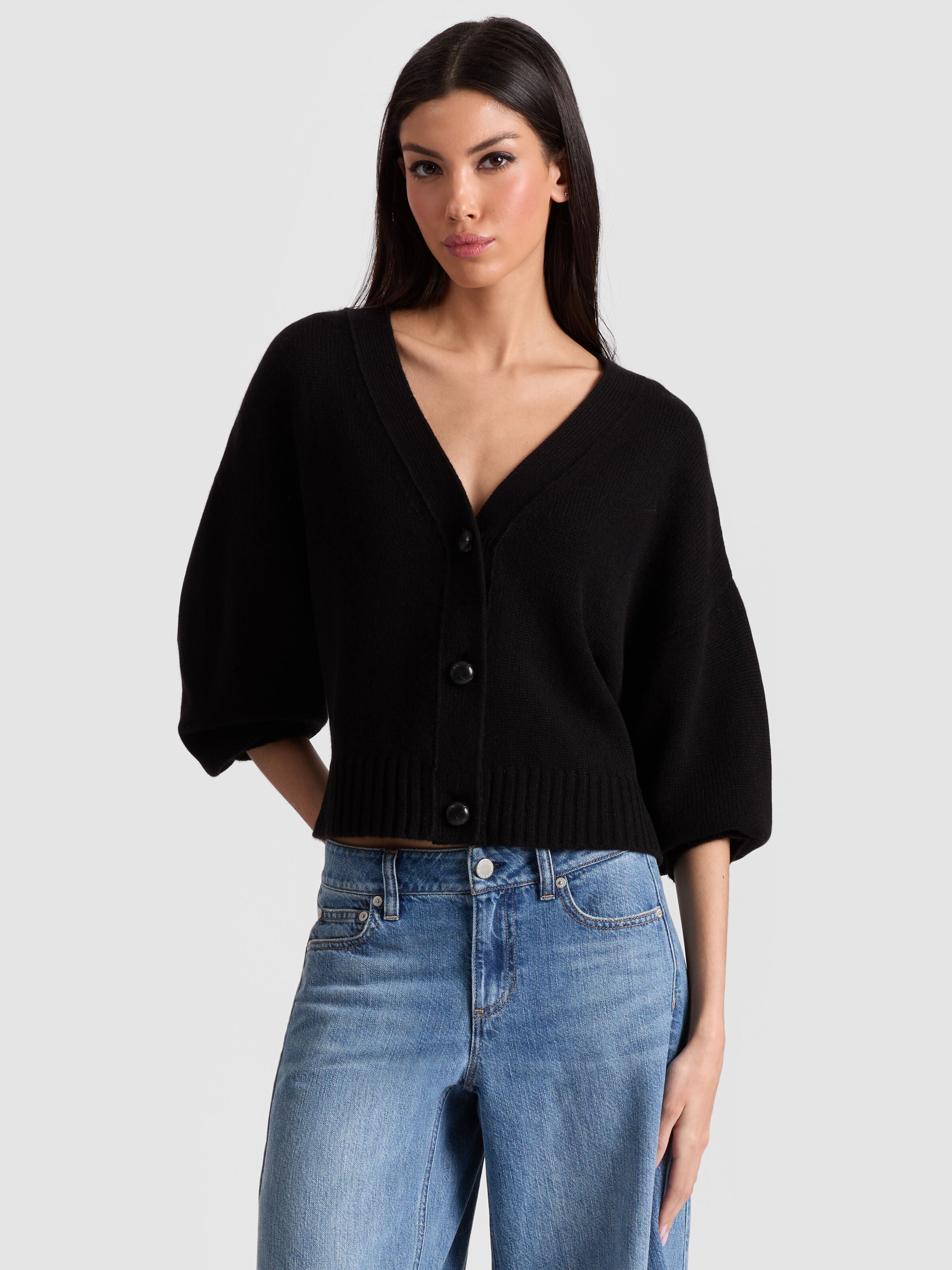 ATTICUS CASHMERE CARDIGAN-ALICE + OLIVIA