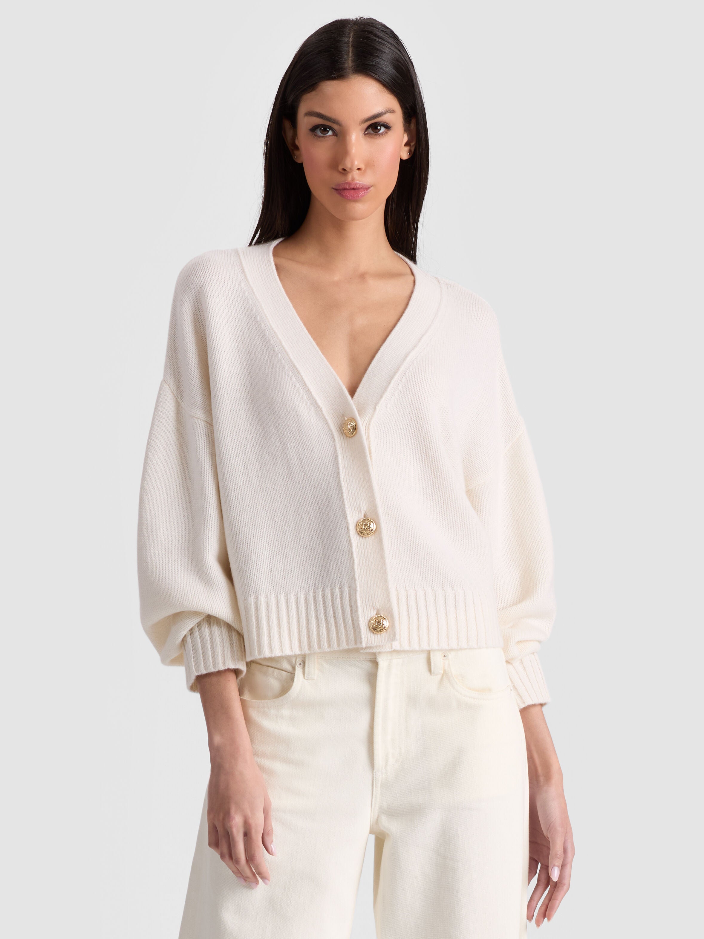 ATTICUS CASHMERE CARDIGAN-ALICE + OLIVIA