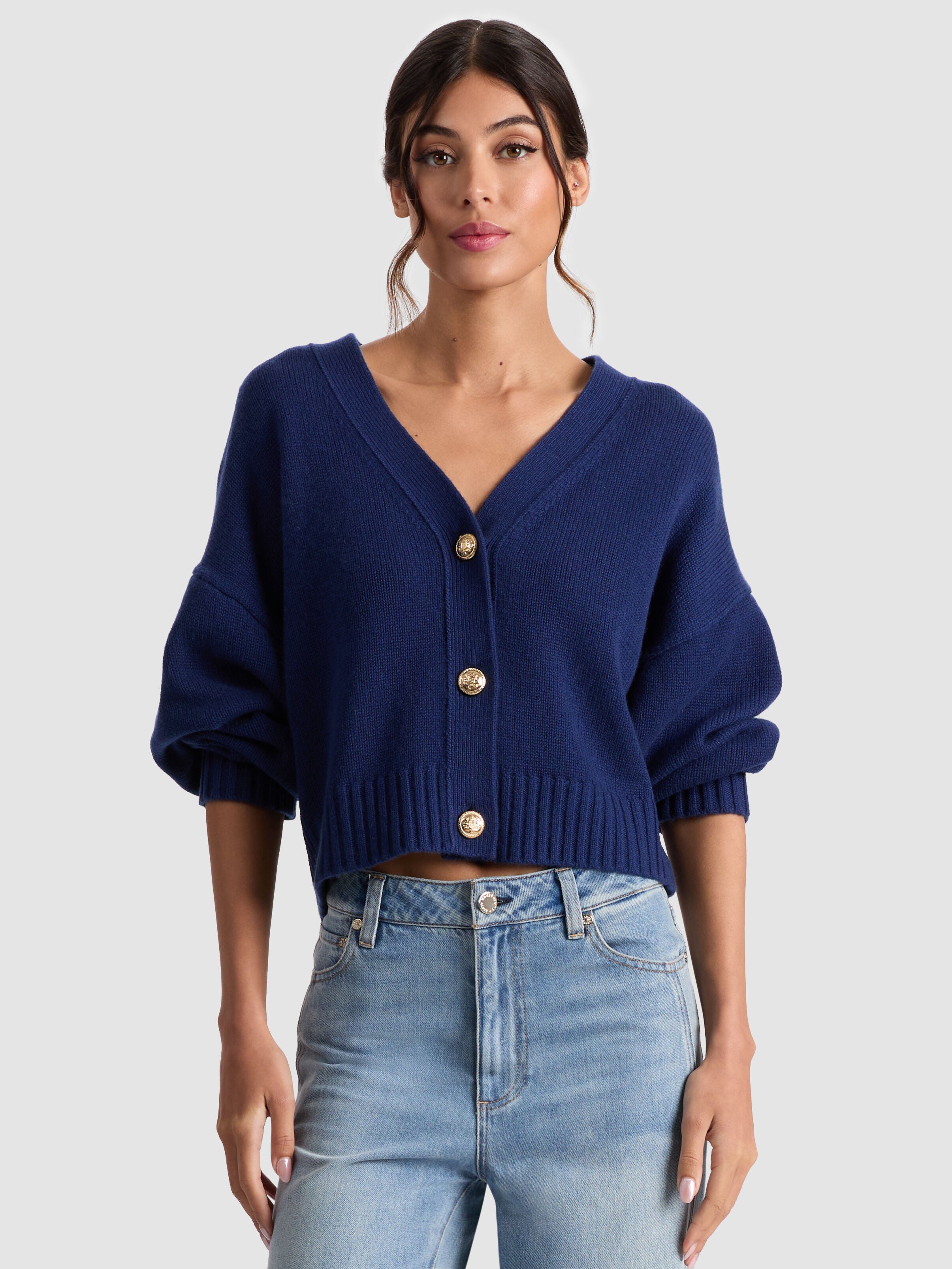 ATTICUS CASHMERE CARDIGAN-ALICE + OLIVIA