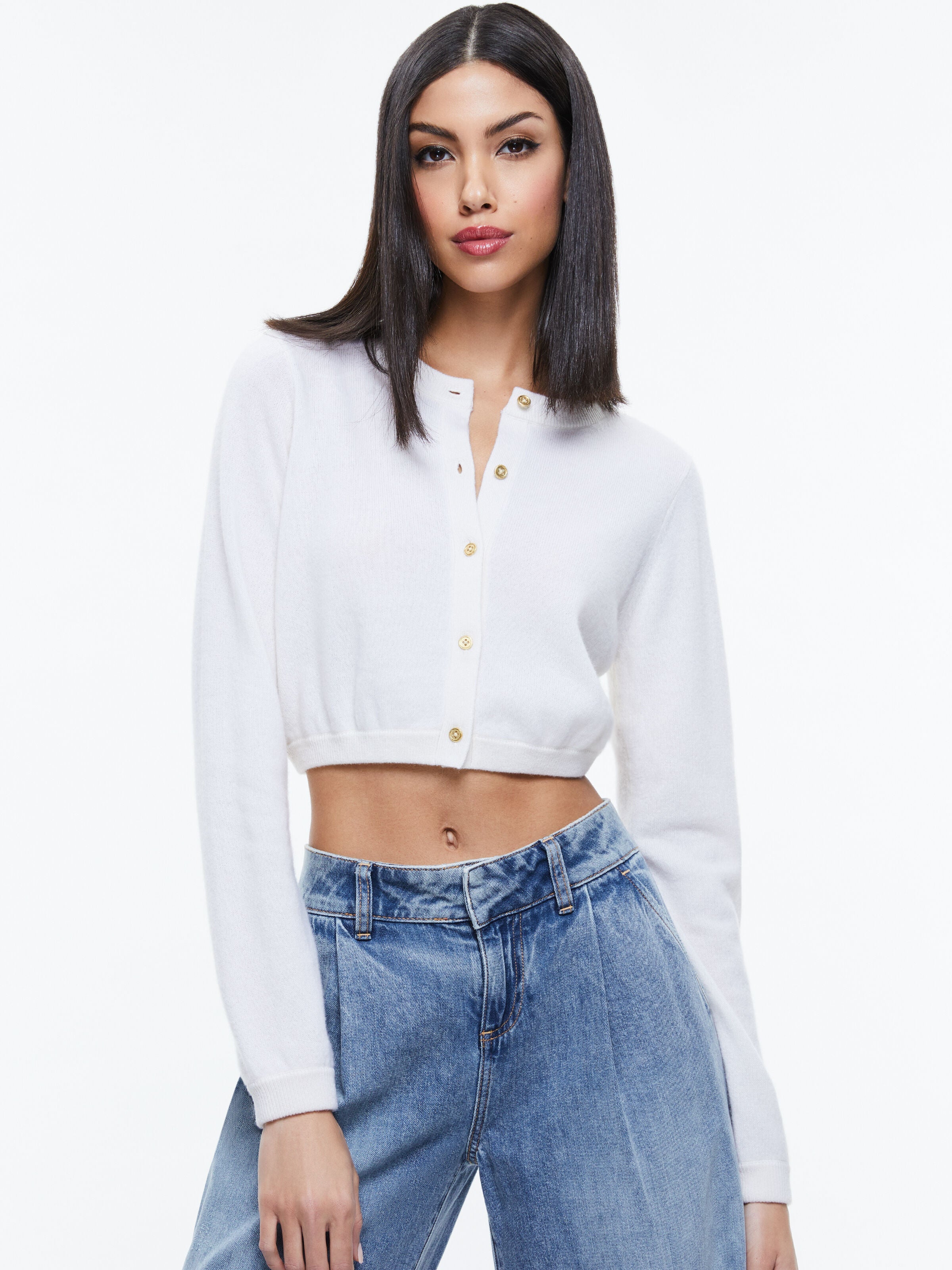 DOLLIE CASHMERE CARDIGAN-ALICE + OLIVIA