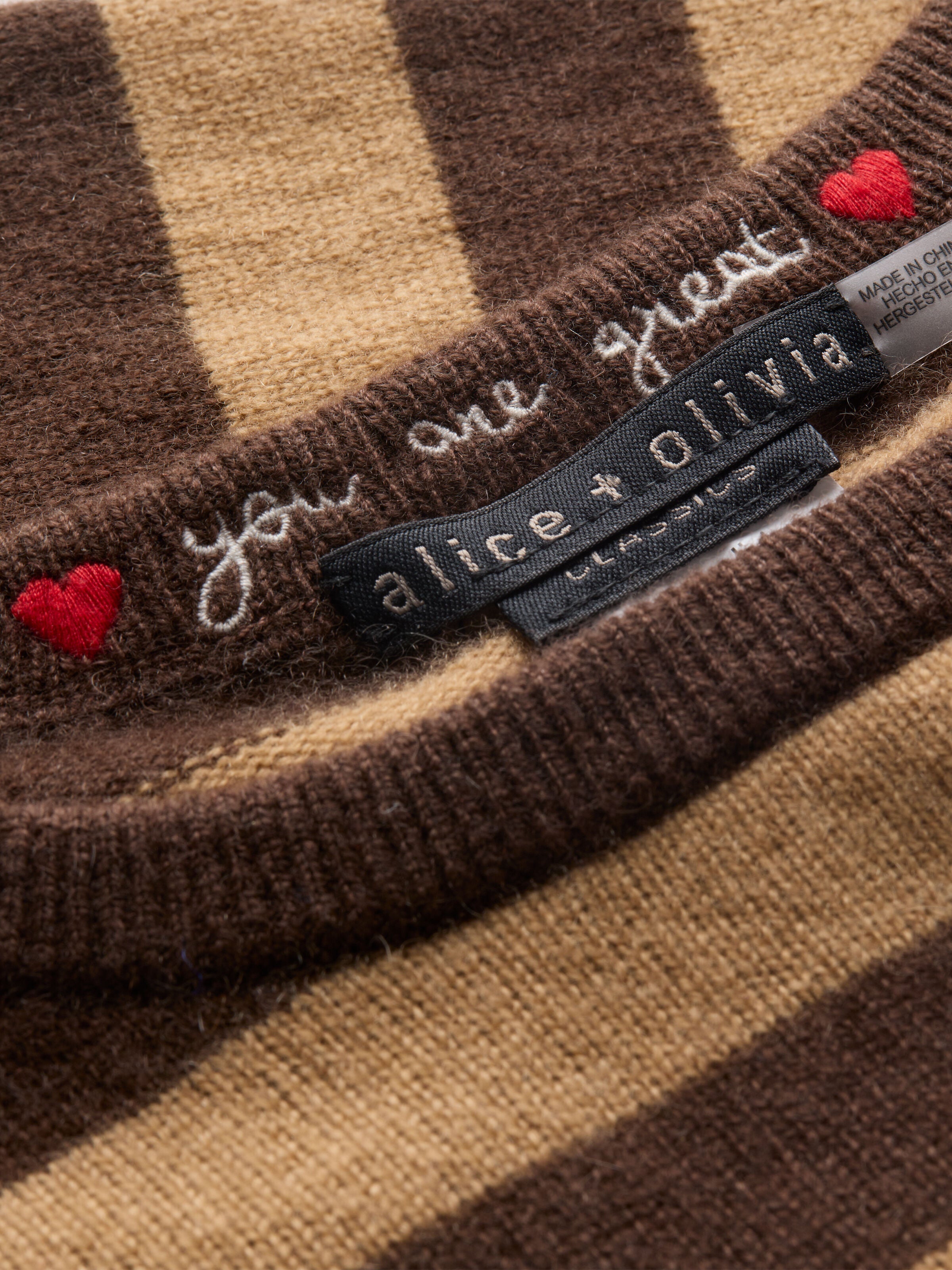 CAROLANN CASHMERE SHRUNKEN PULLOVER-ALICE + OLIVIA