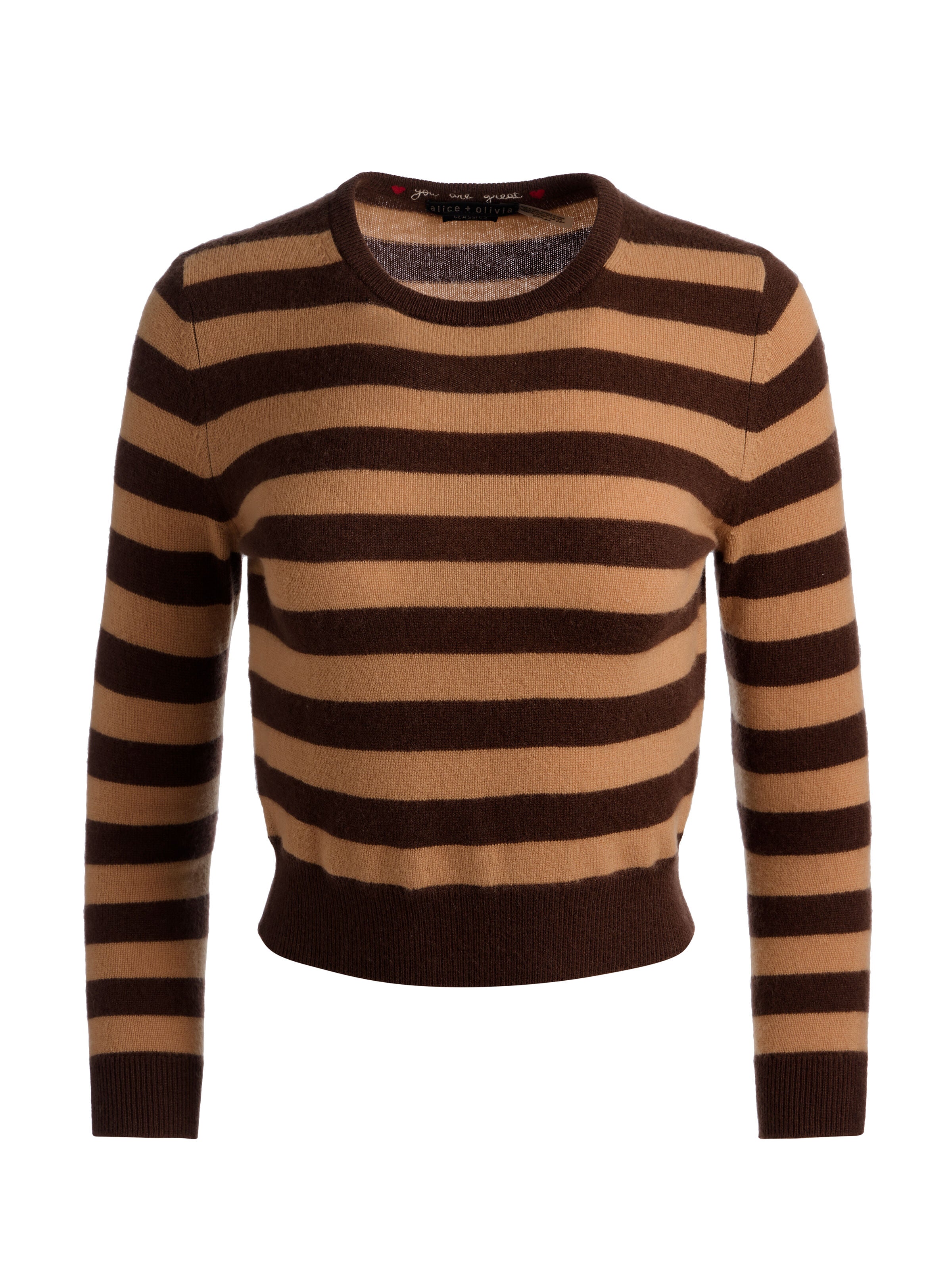CAROLANN CASHMERE SHRUNKEN PULLOVER-ALICE + OLIVIA