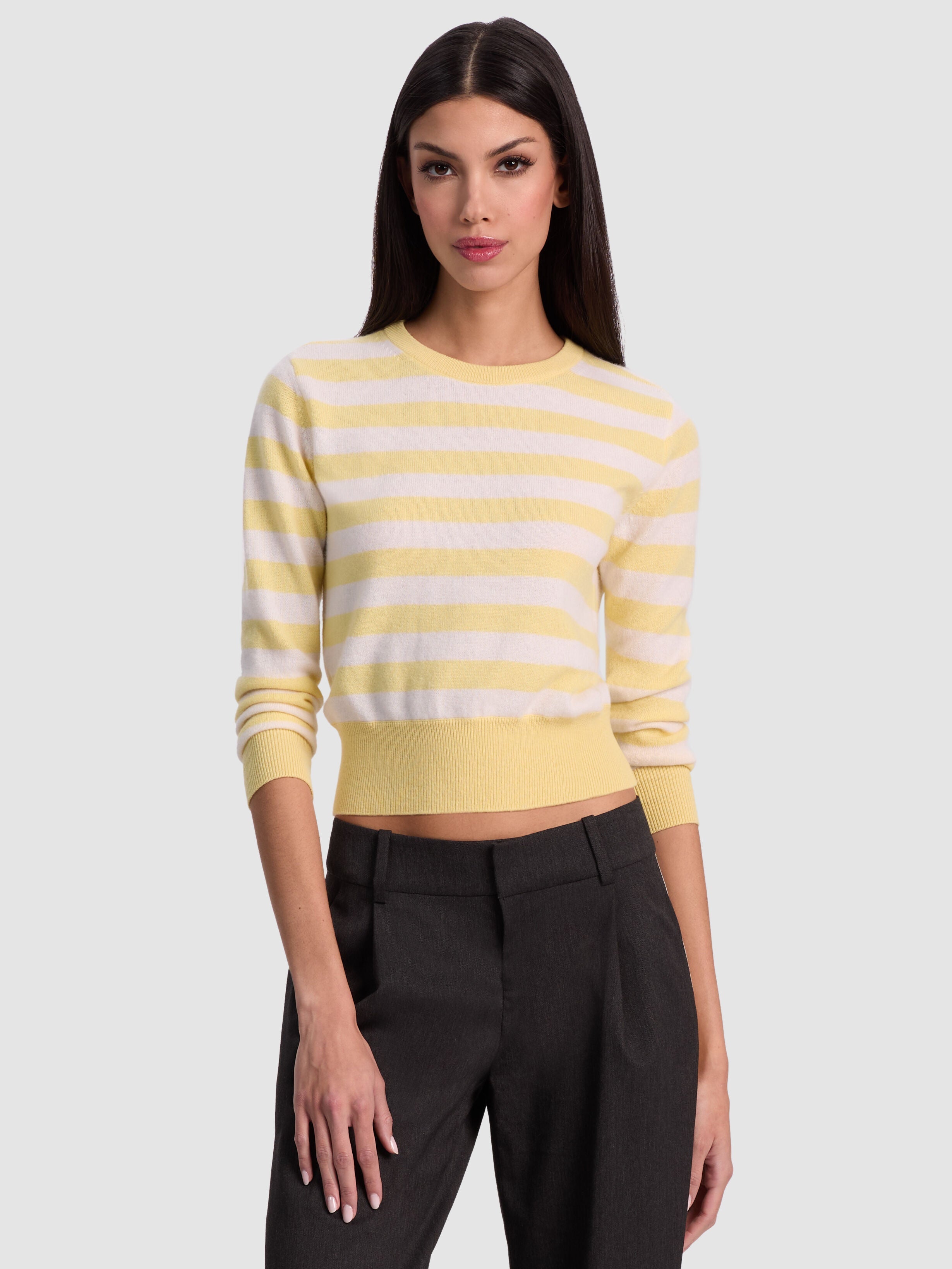 CAROLANN CASHMERE SHRUNKEN PULLOVER-ALICE + OLIVIA