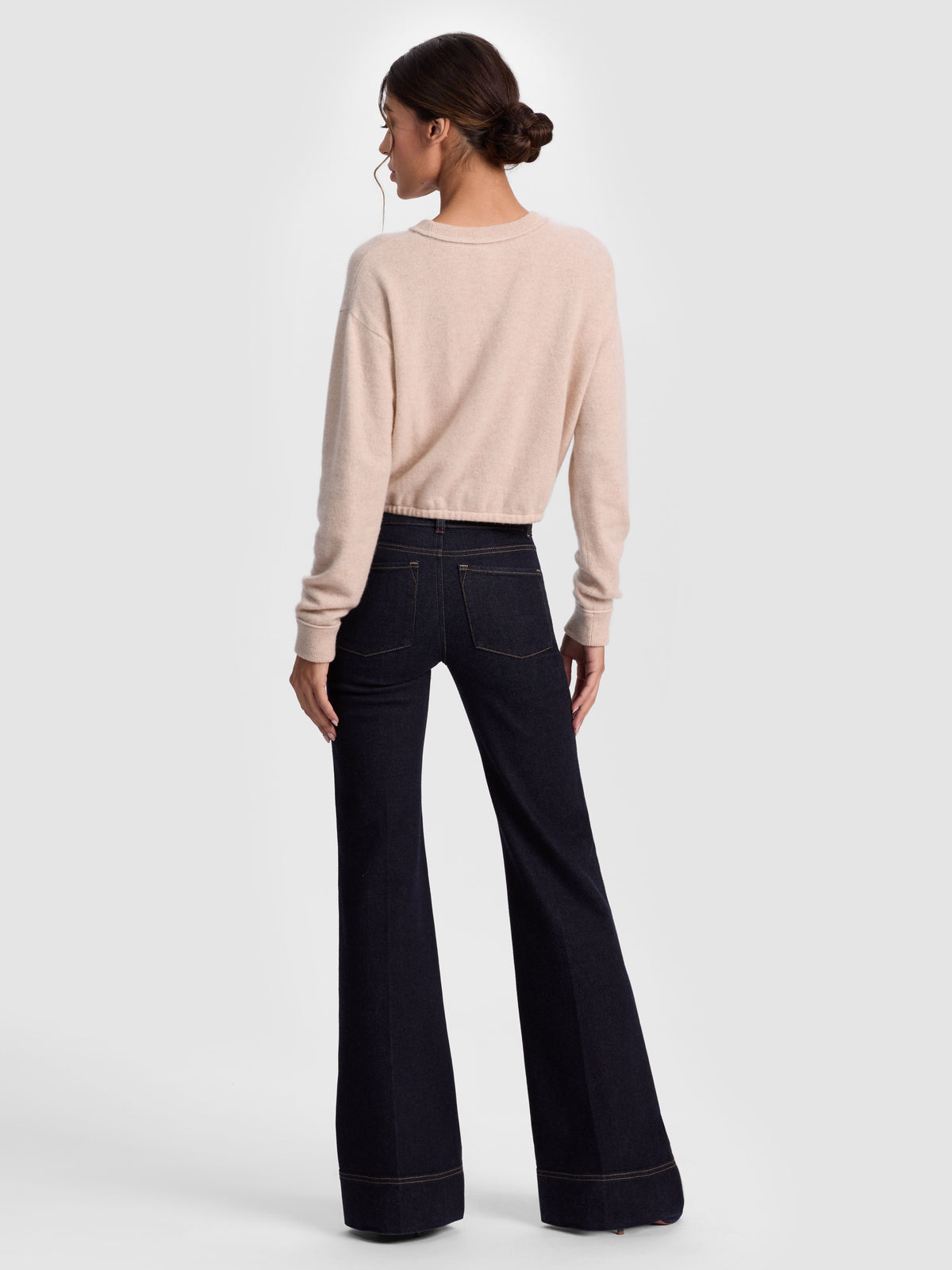BERNETTA CROPPED CASHMERE PULLOVER-ALICE + OLIVIA