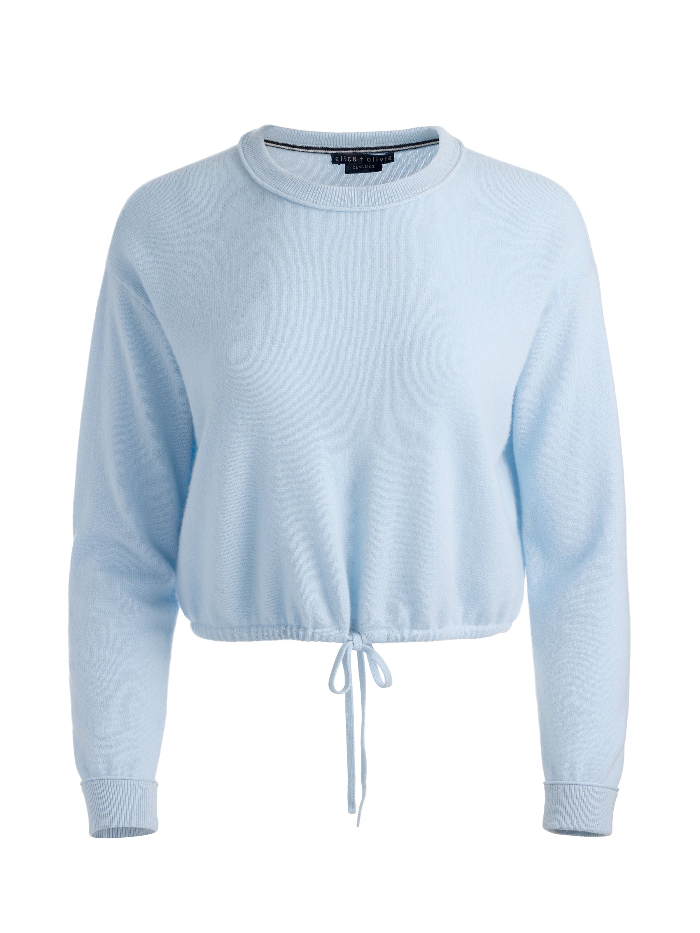 BERNETTA CROPPED CASHMERE PULLOVER-ALICE + OLIVIA