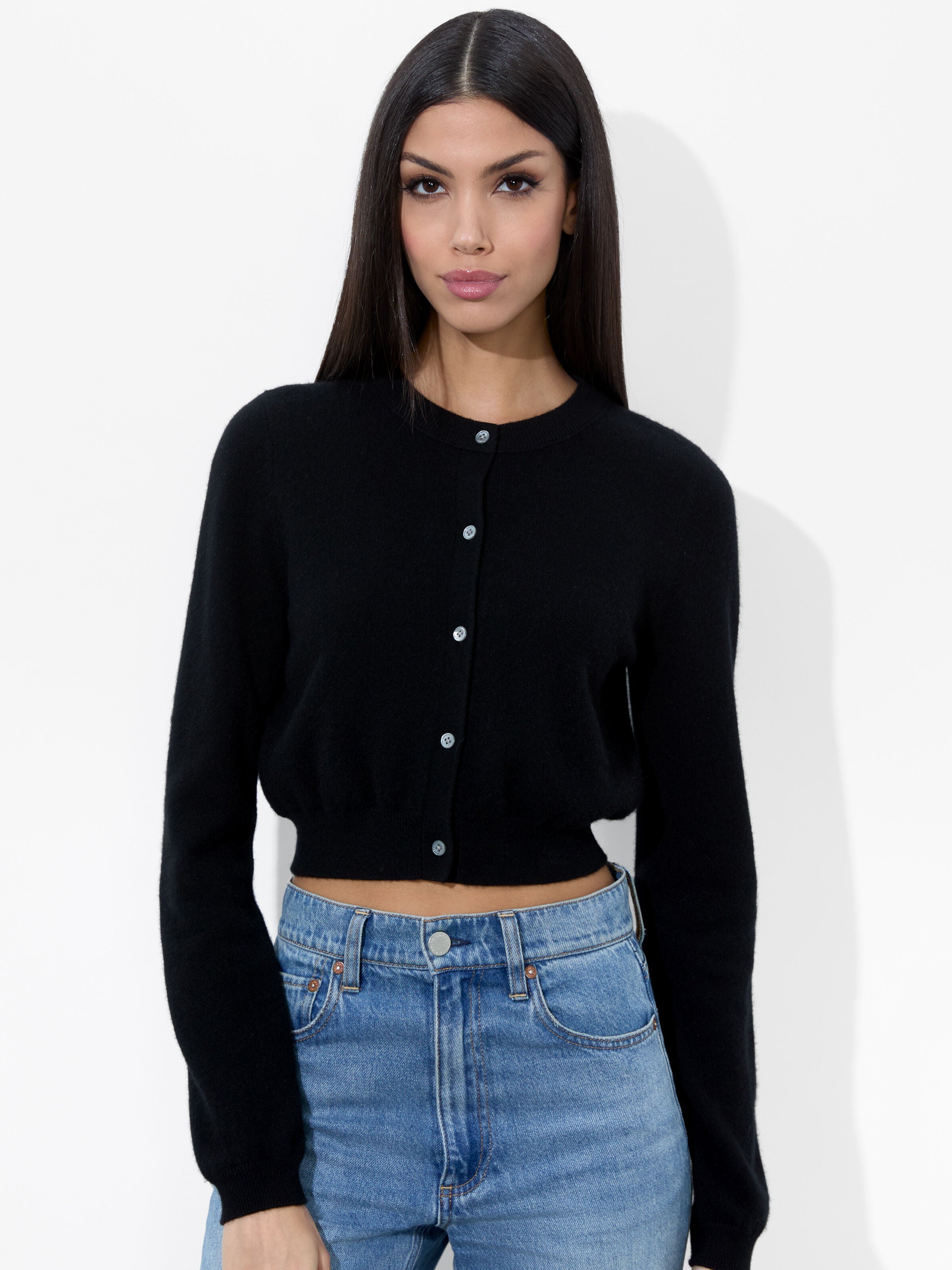 DOLLIE CASHMERE CARDIGAN-ALICE + OLIVIA