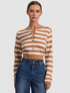 DOLLIE STRIPED CASHMERE CARDIGAN-ALICE + OLIVIA
