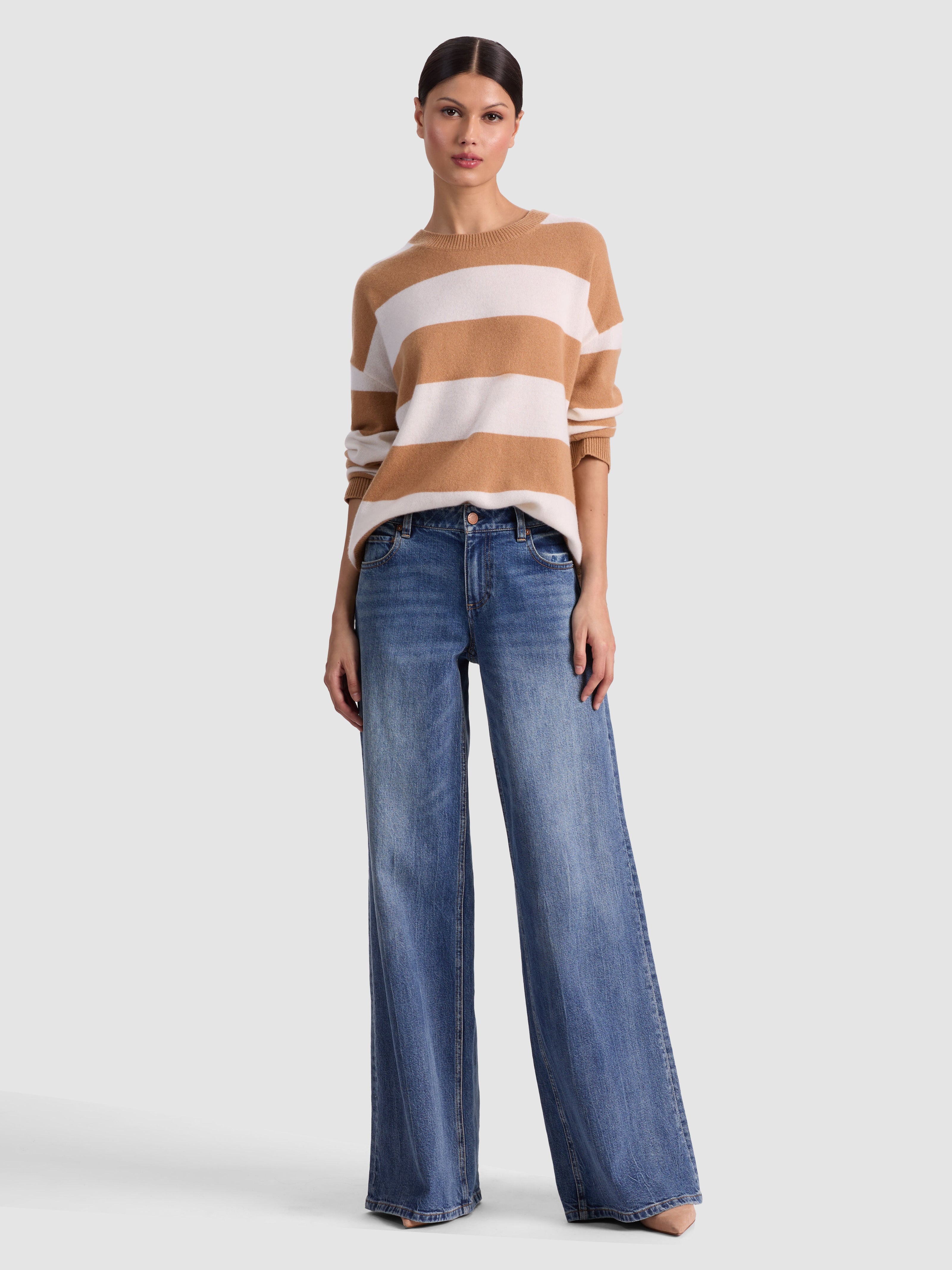 LAURA CASHMERE PULLOVER-ALICE + OLIVIA