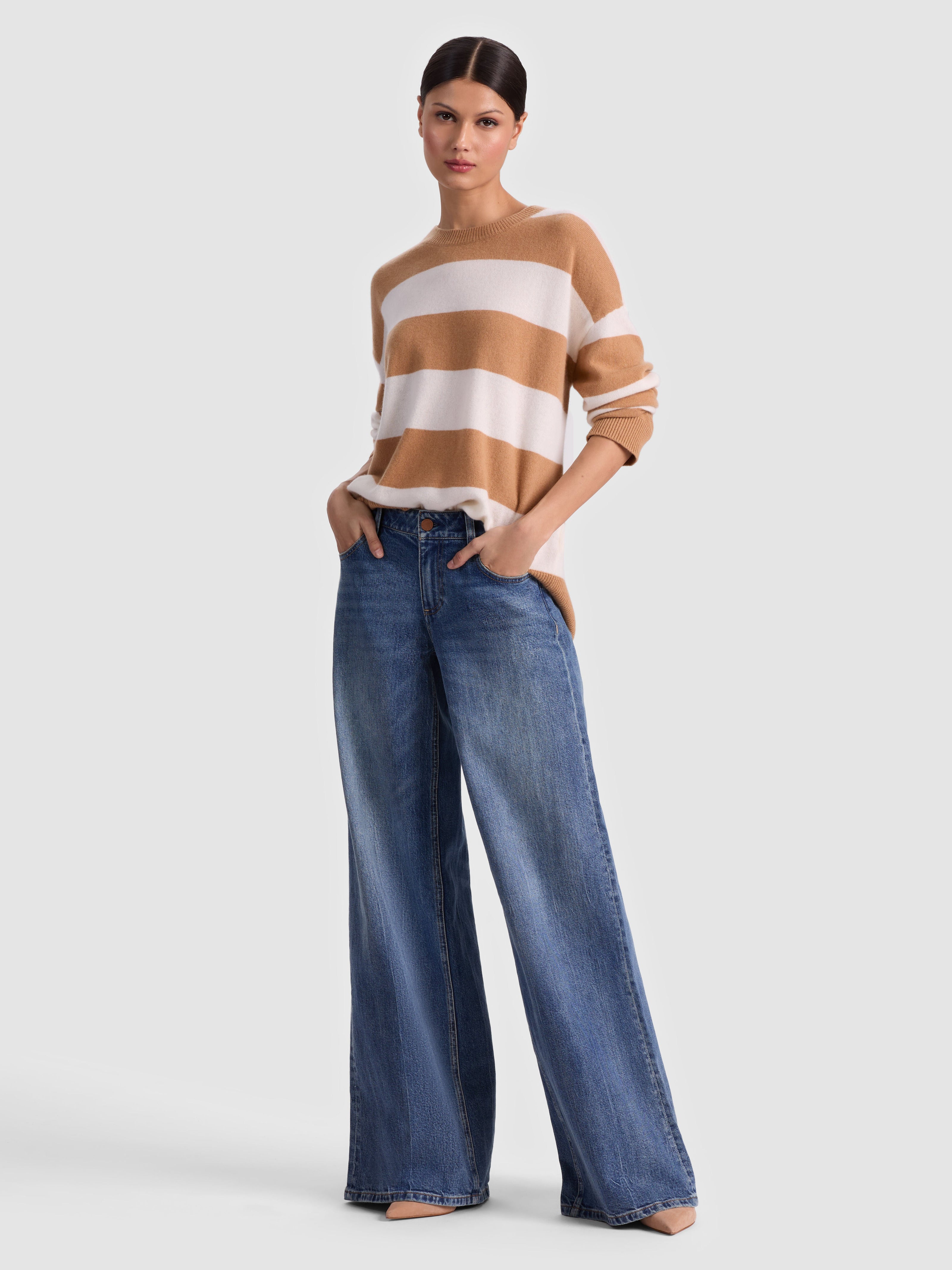 LAURA CASHMERE PULLOVER-ALICE + OLIVIA