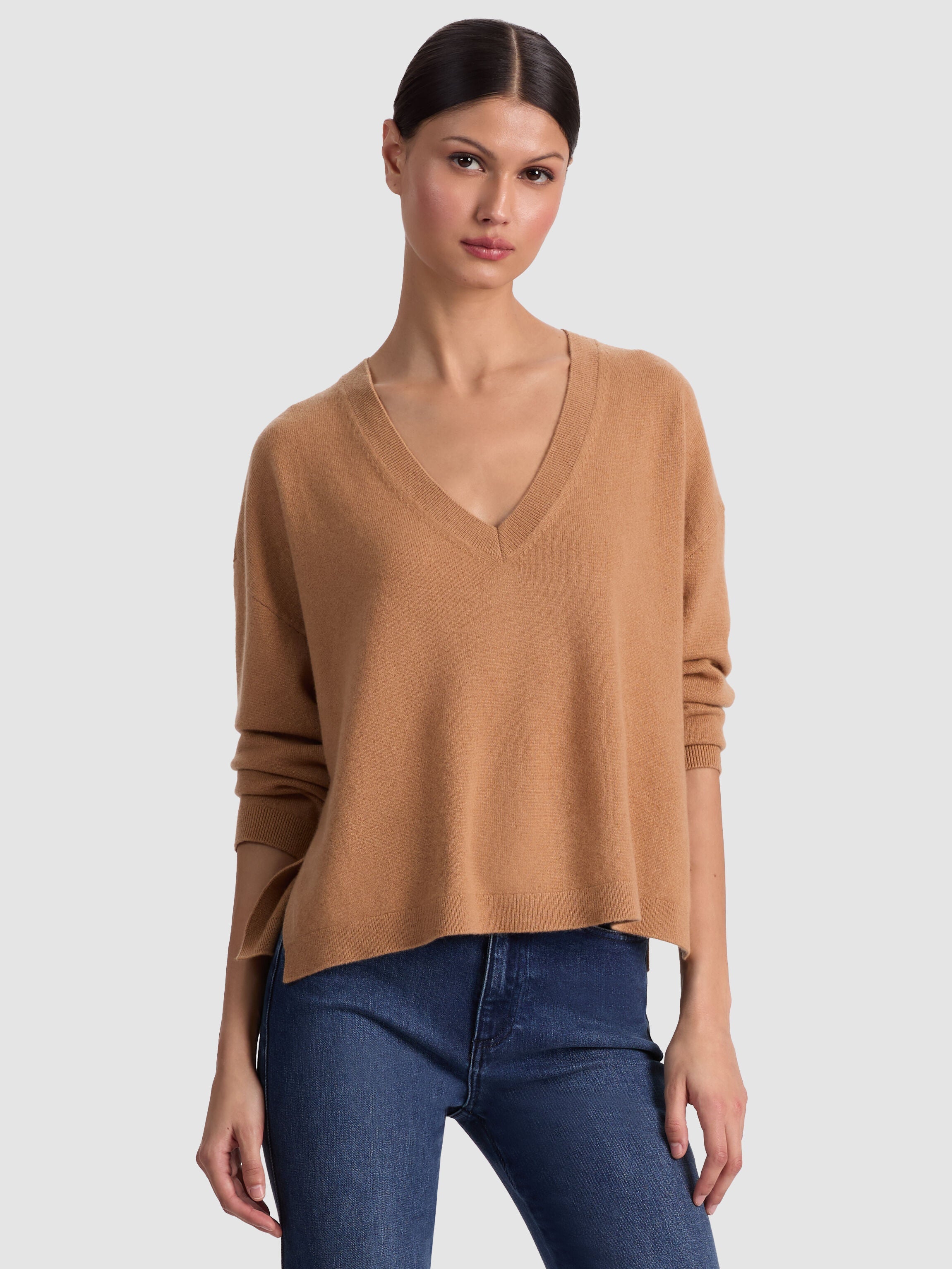 WILLIAMS CASHMERE PULLOVER-ALICE + OLIVIA