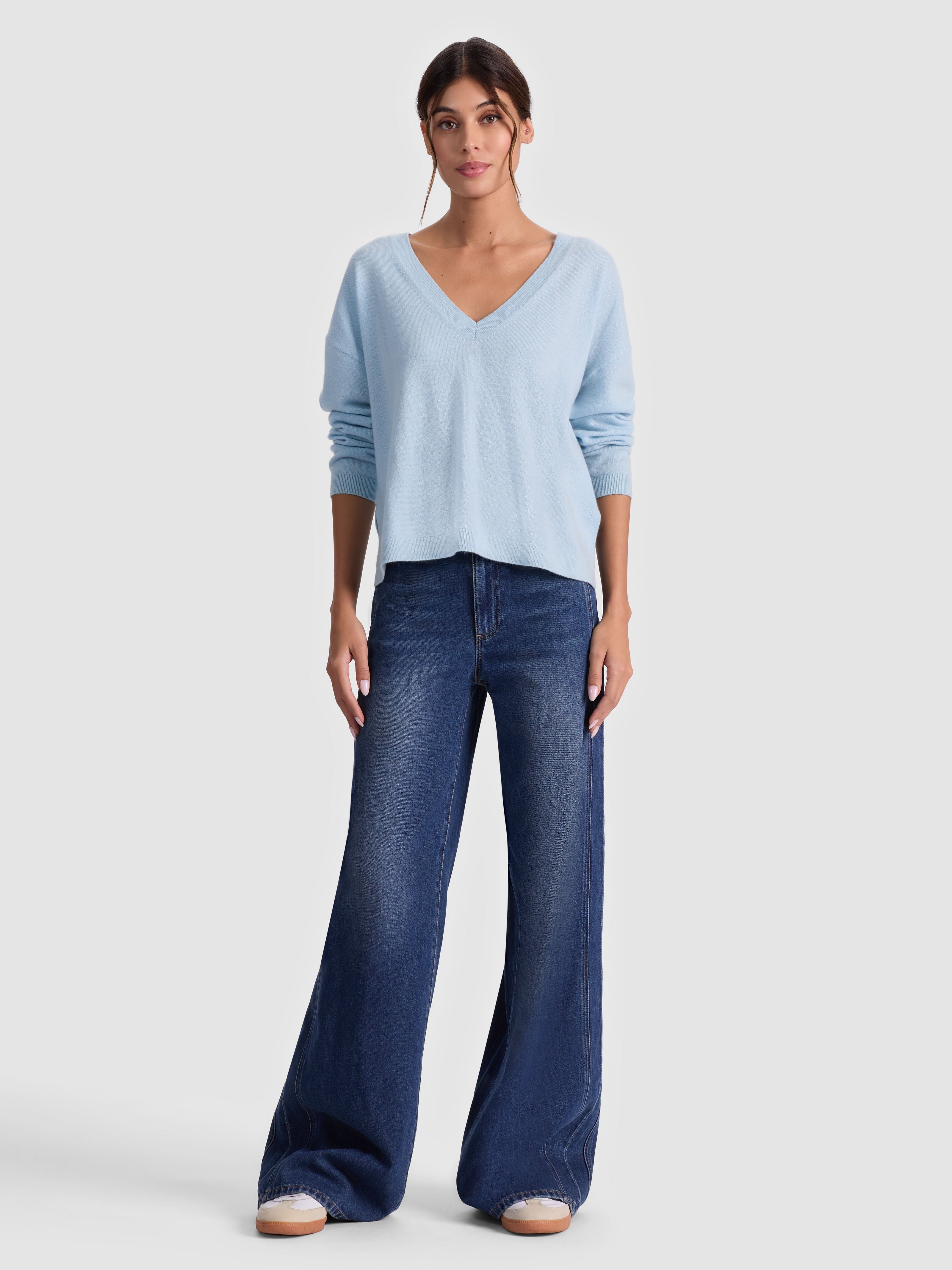 WILLIAMS CASHMERE PULLOVER-ALICE + OLIVIA