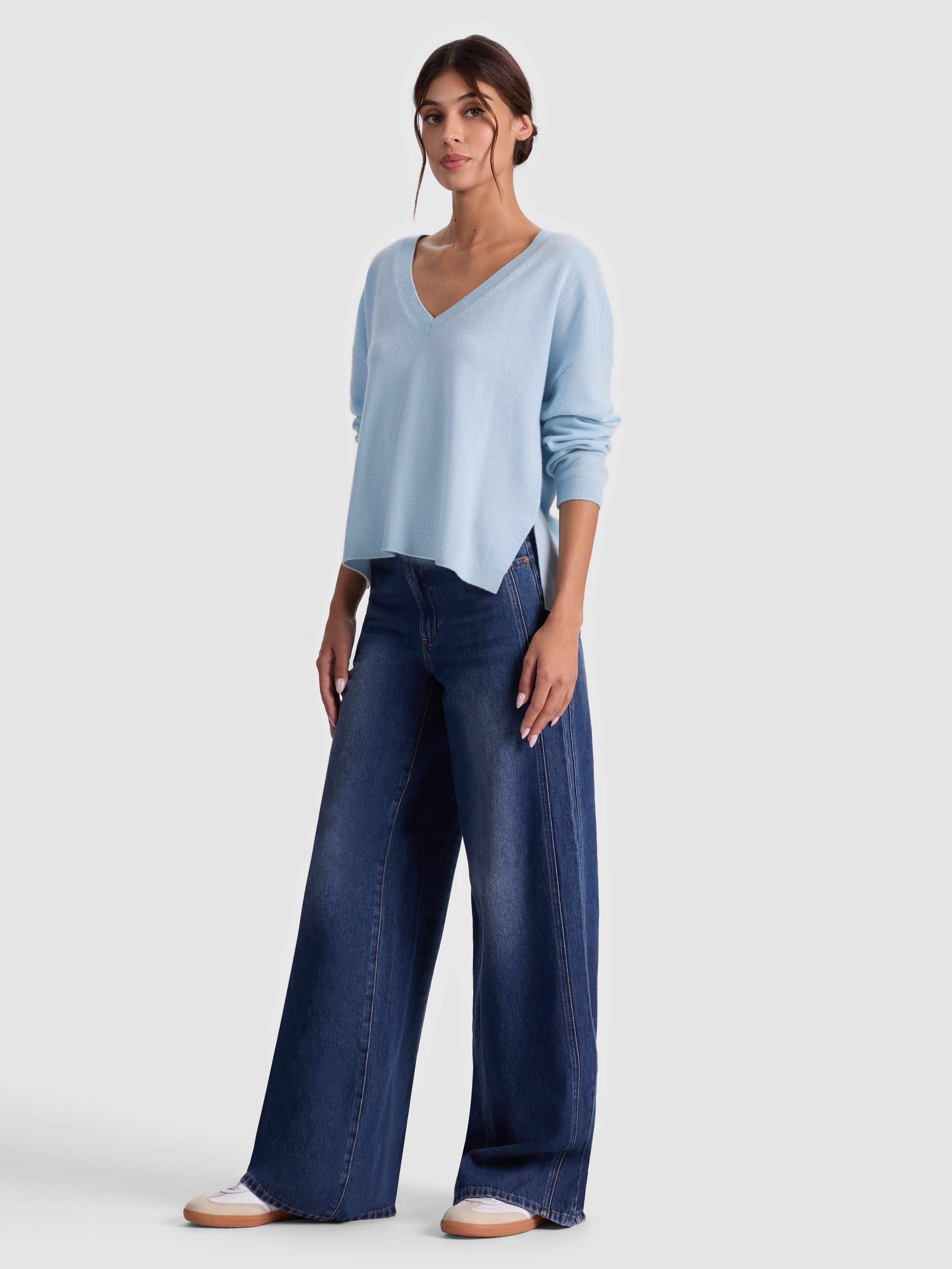 WILLIAMS CASHMERE PULLOVER-ALICE + OLIVIA