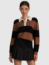 TILLIE CASHMERE POLO-ALICE + OLIVIA
